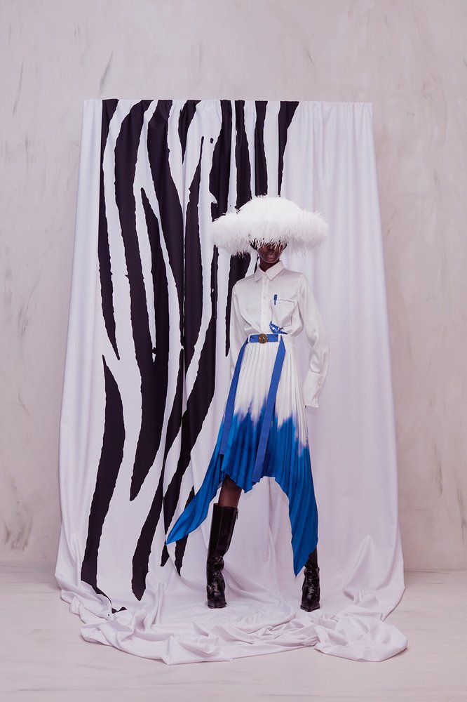 welPop Journal Lincroyable collection AZ Factory imaginee par Thebe Magugu