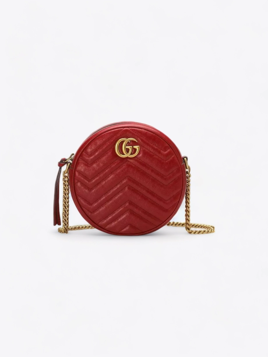 Rent welPop Location Gucci Marmont Rond Rouge 2